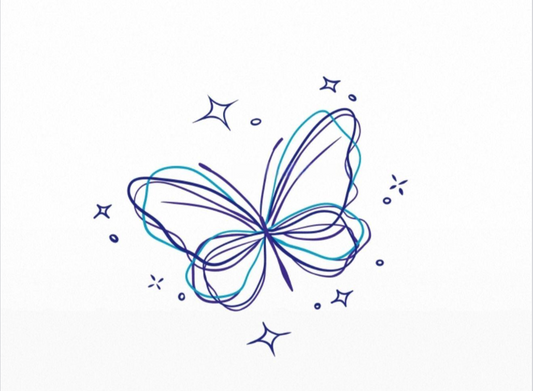 Line-art Butterfly